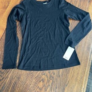 New / NWT Numi Black Merino Wool Signature Undershirt Women's M / Medium